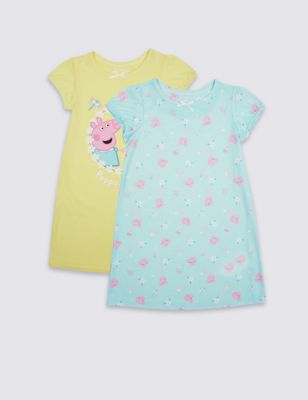 2 Pack Peppa Pig&trade; Nightdress &#40;1-7 Years&#41;